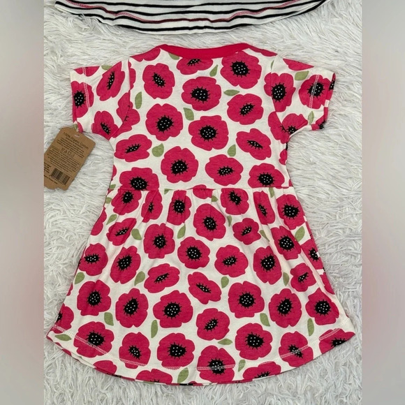 NWT 2 pieces - Organic cotton little girl dresses, 9-12 mos - Picture 9 of 9